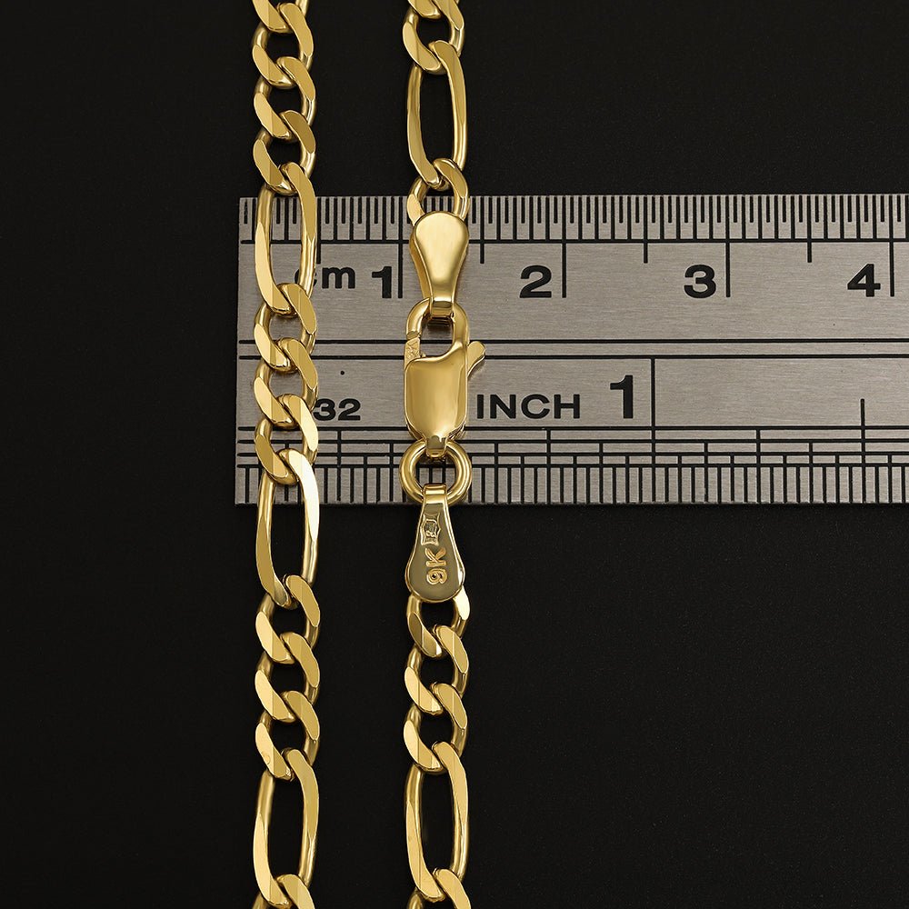 9ct Yellow Gold Figaro Chain
