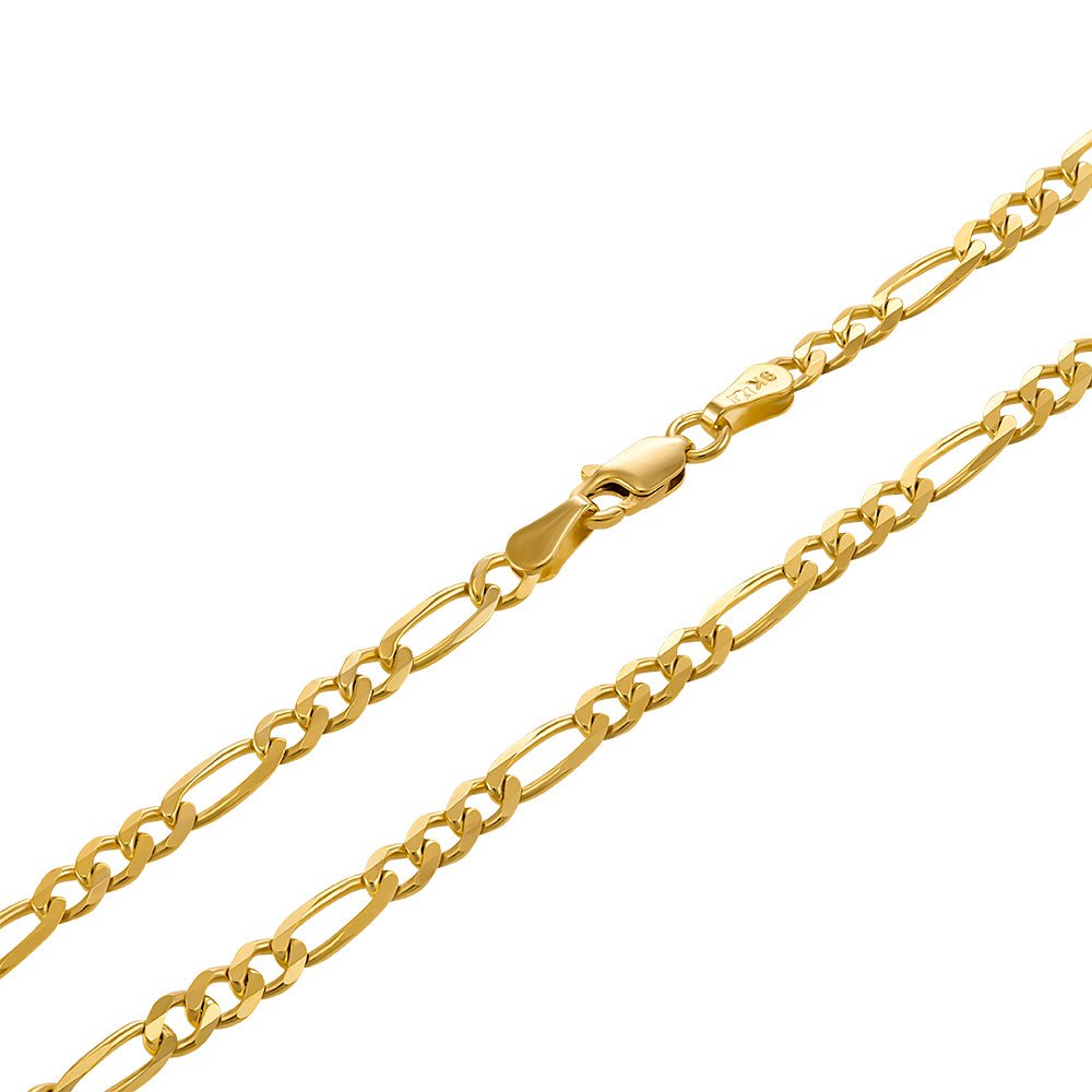 9ct Yellow Gold Figaro Chain