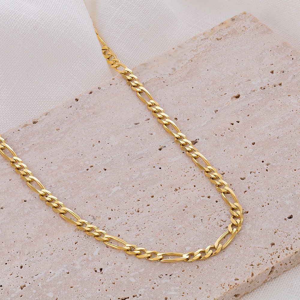 9ct Yellow Gold Figaro Chain