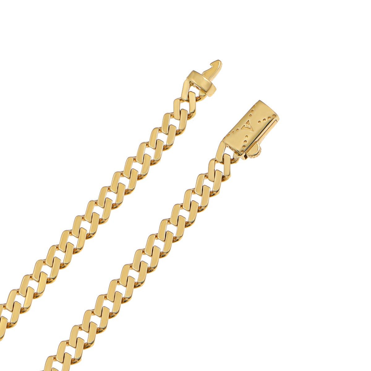 9ct Solid Yellow Gold Square Curb Bracelet 5mm 2017011 6041000 b