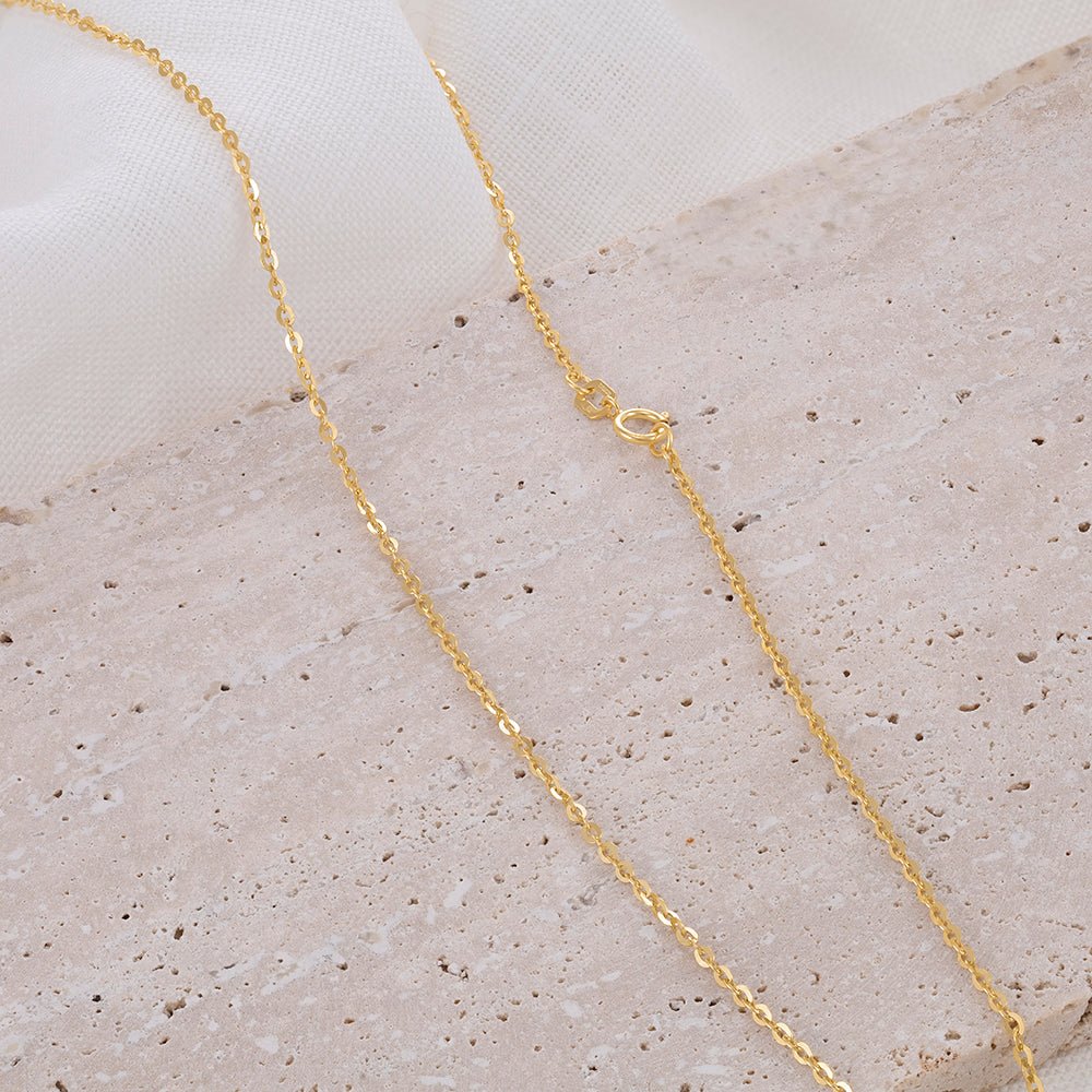18ct Yellow Gold Trace Chain