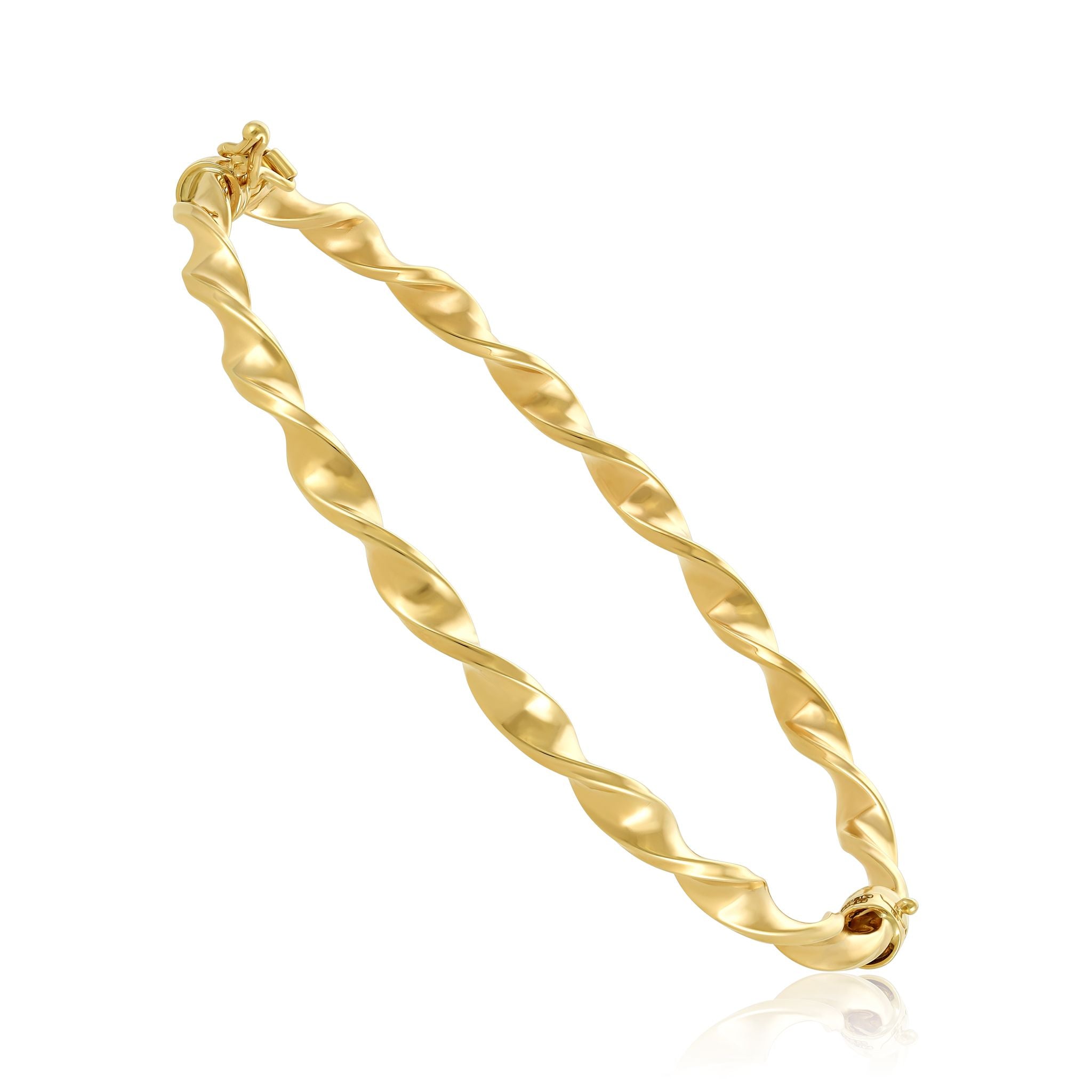 9ct Yellow Gold Fancy Bangle