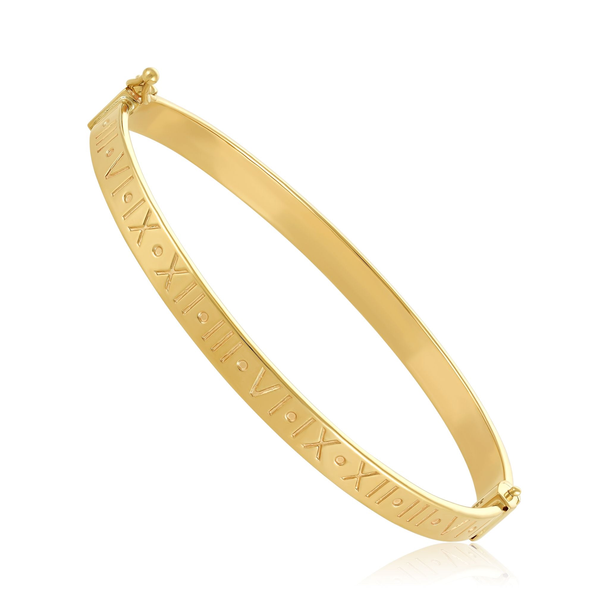 9ct Yellow Gold Greek Style Bangle