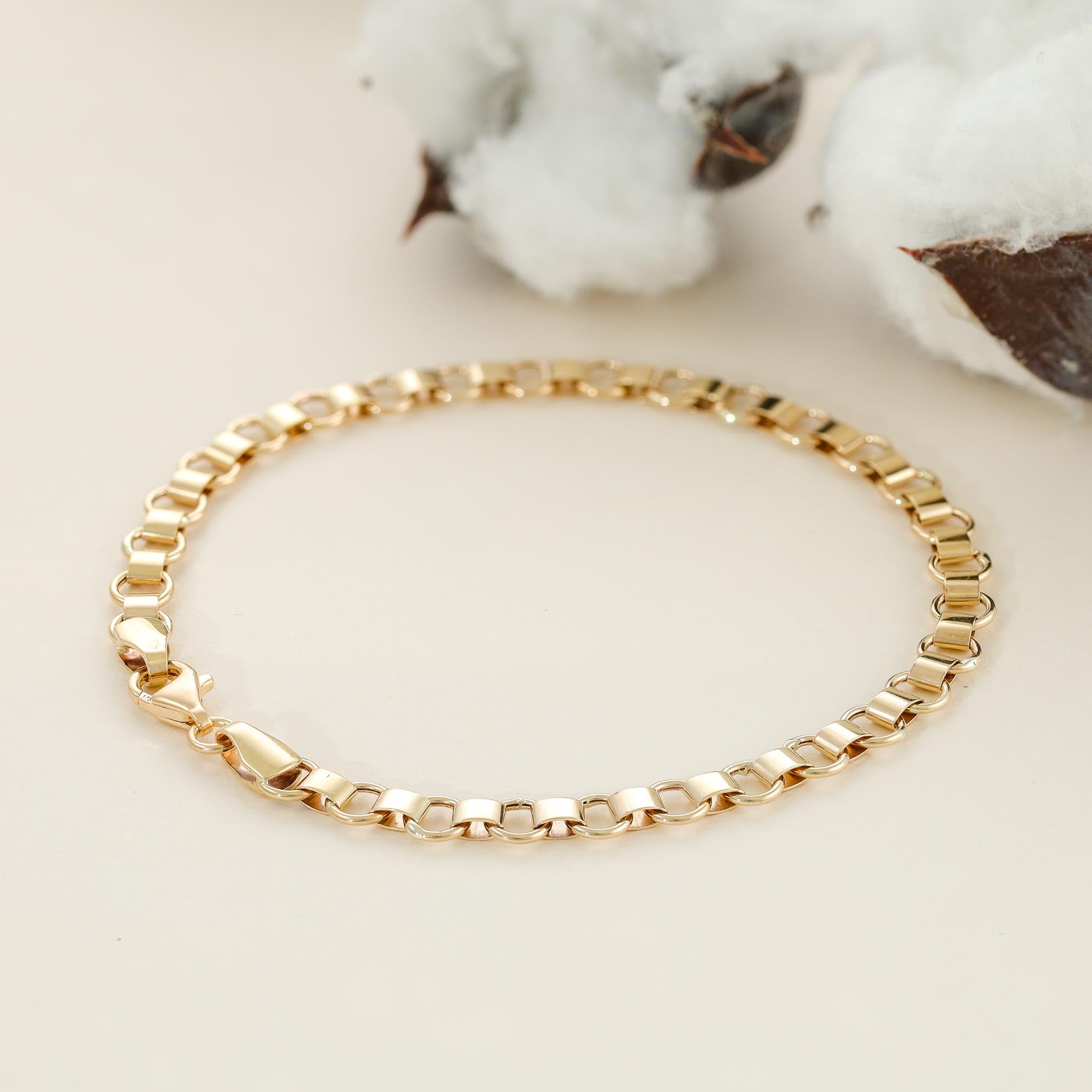 9ct Gold Curb Chain Bracelet