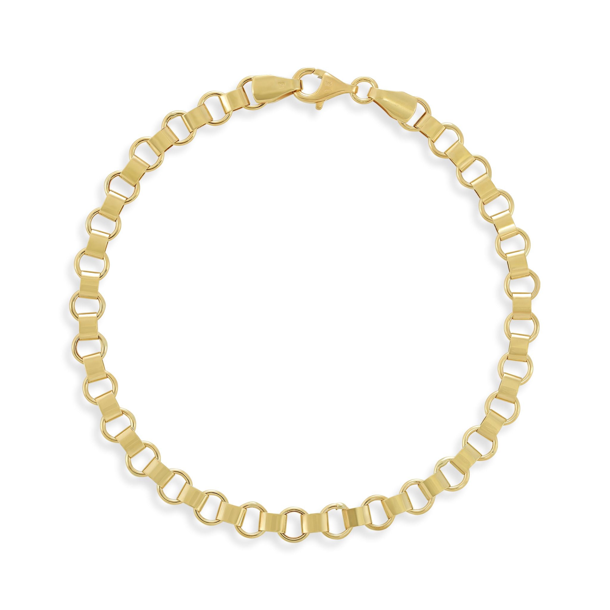 9ct Gold Curb Chain Bracelet