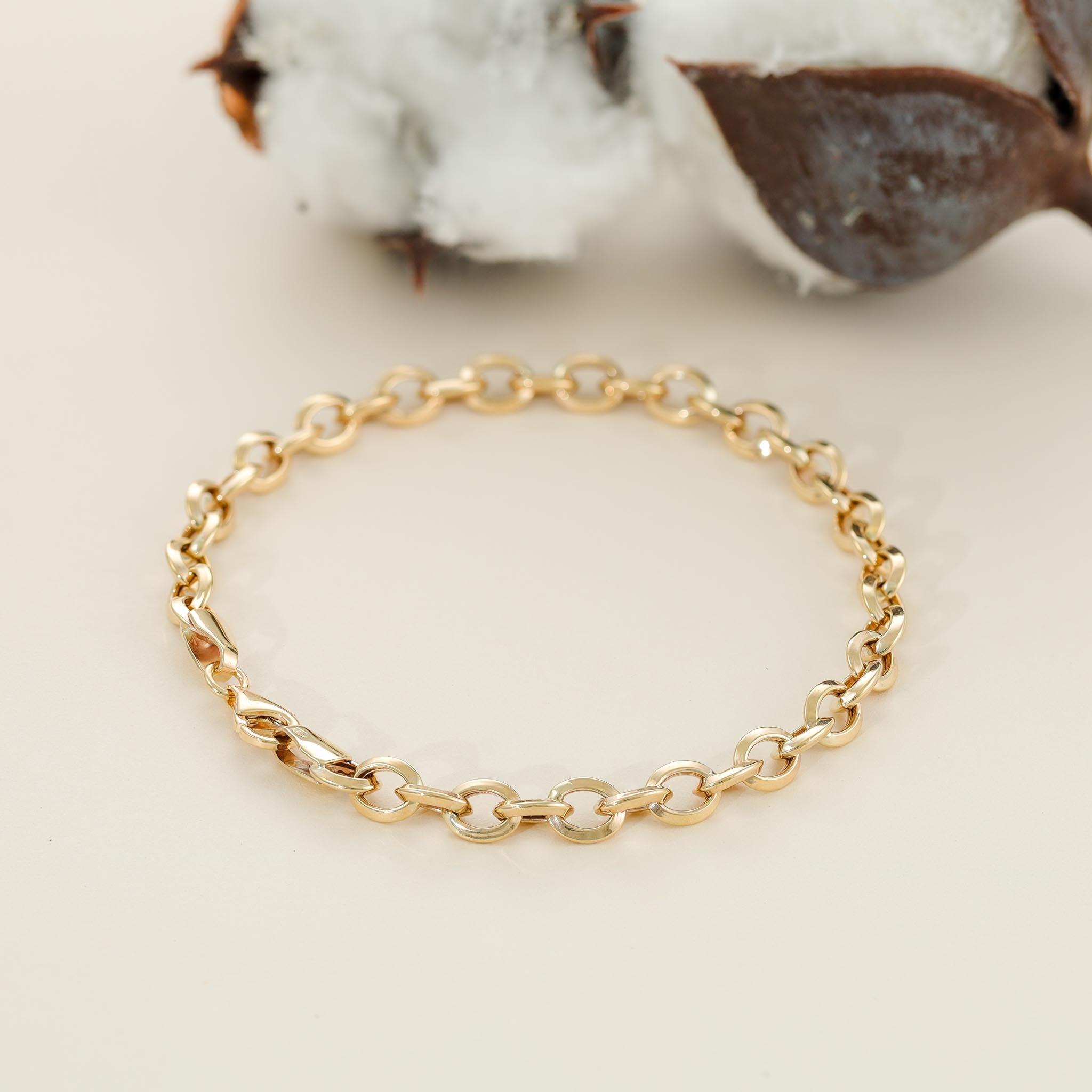 9ct Yellow Gold Chain Bracelet