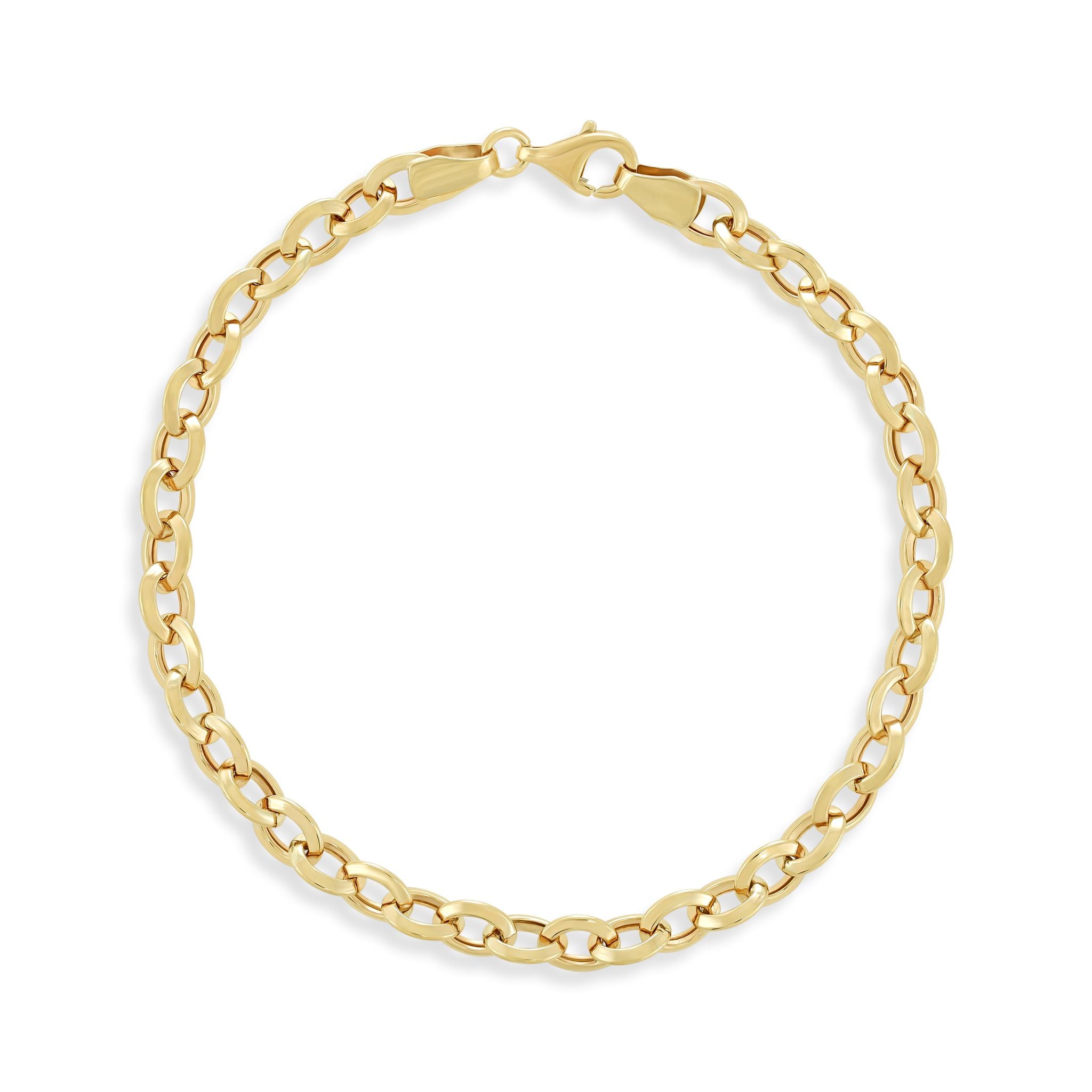 9ct Yellow Gold Chain Bracelet