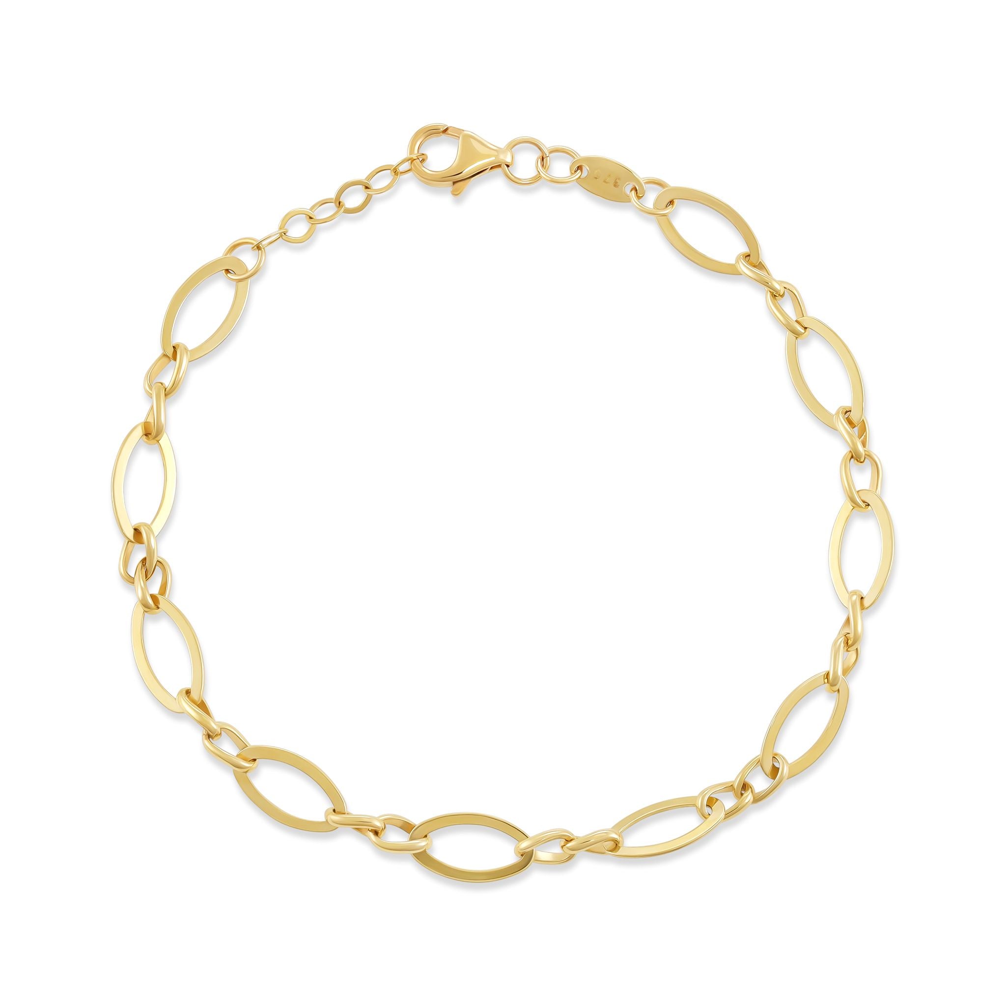 9ct Yellow Gold Unique Design Bracelet