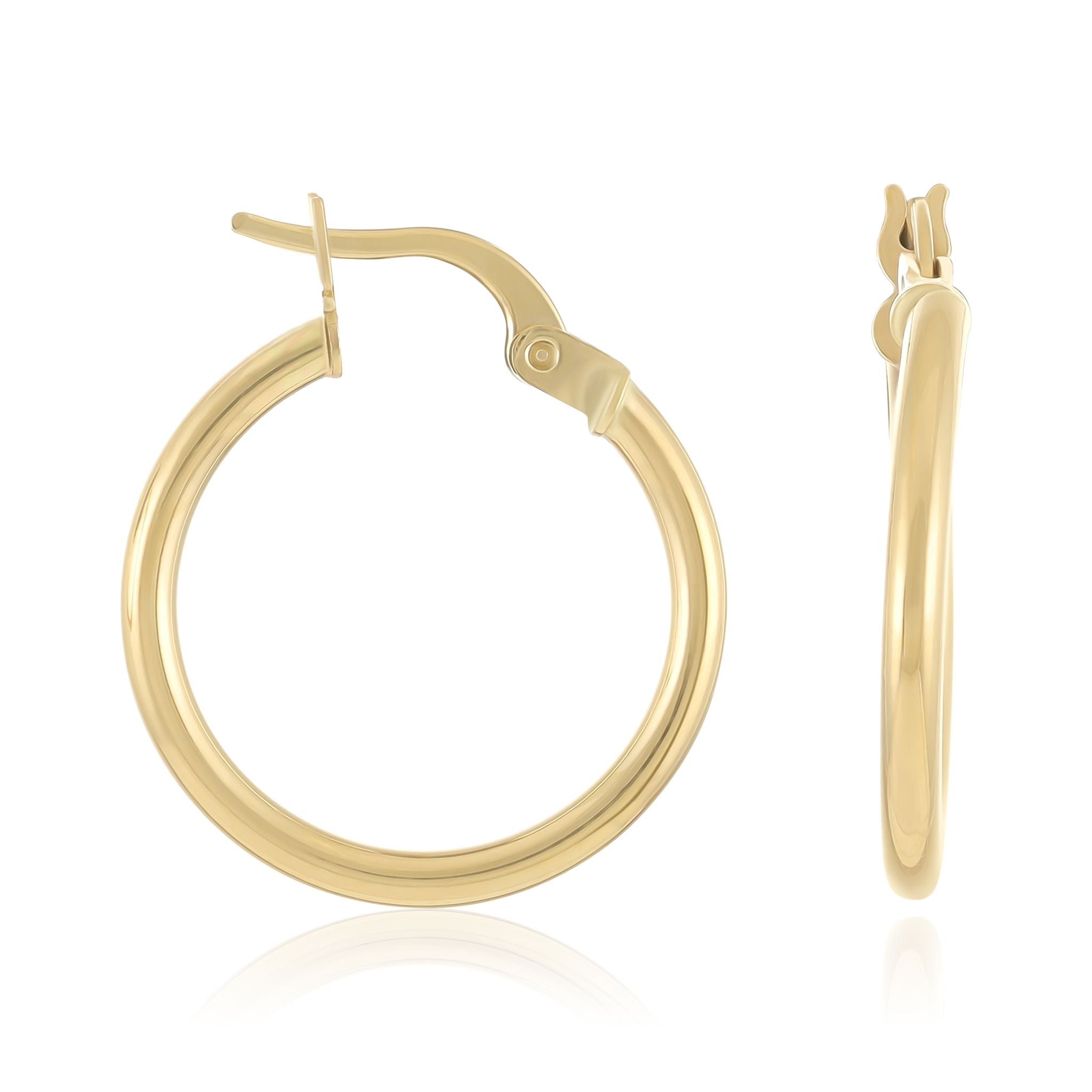 14ct Yellow Gold Small Hoop Earrings