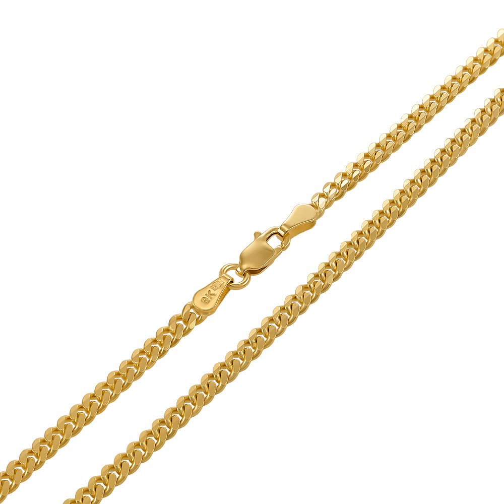 9ct Yellow Gold Curb Chain