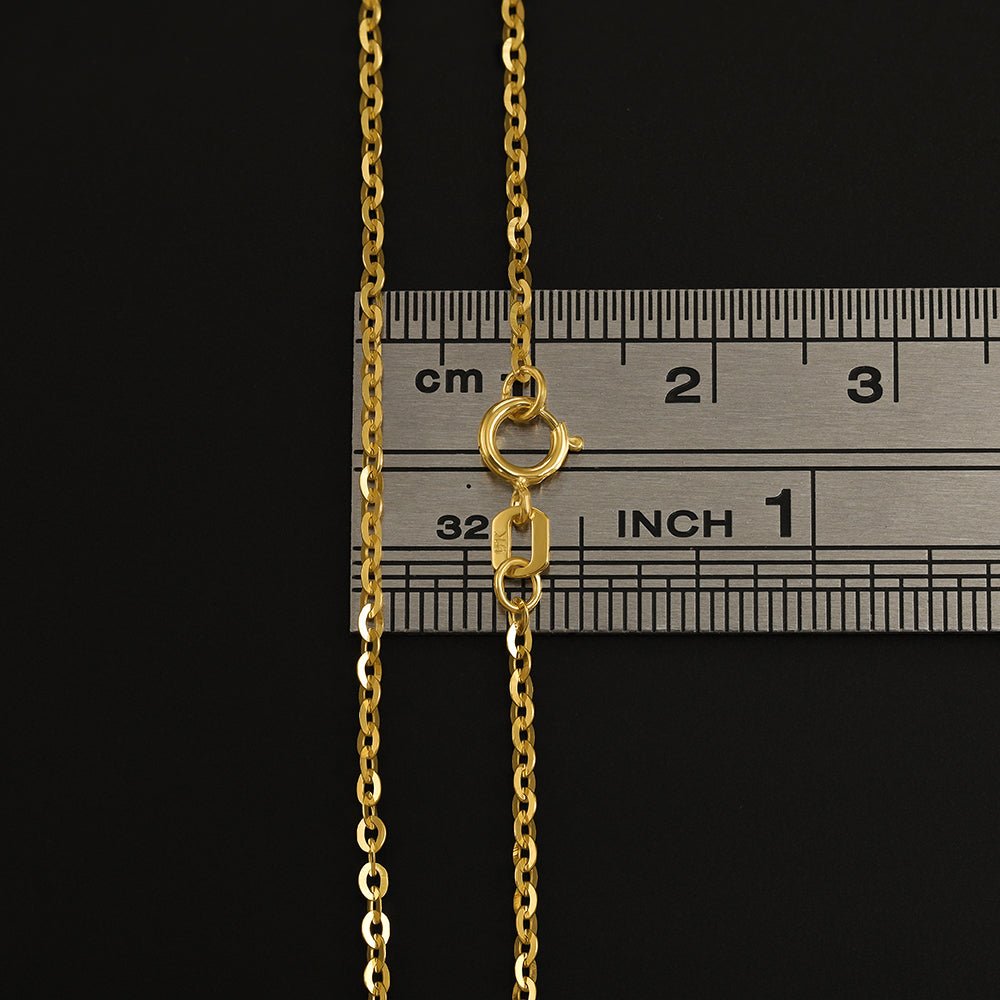 9ct Yellow Gold Trace Chain