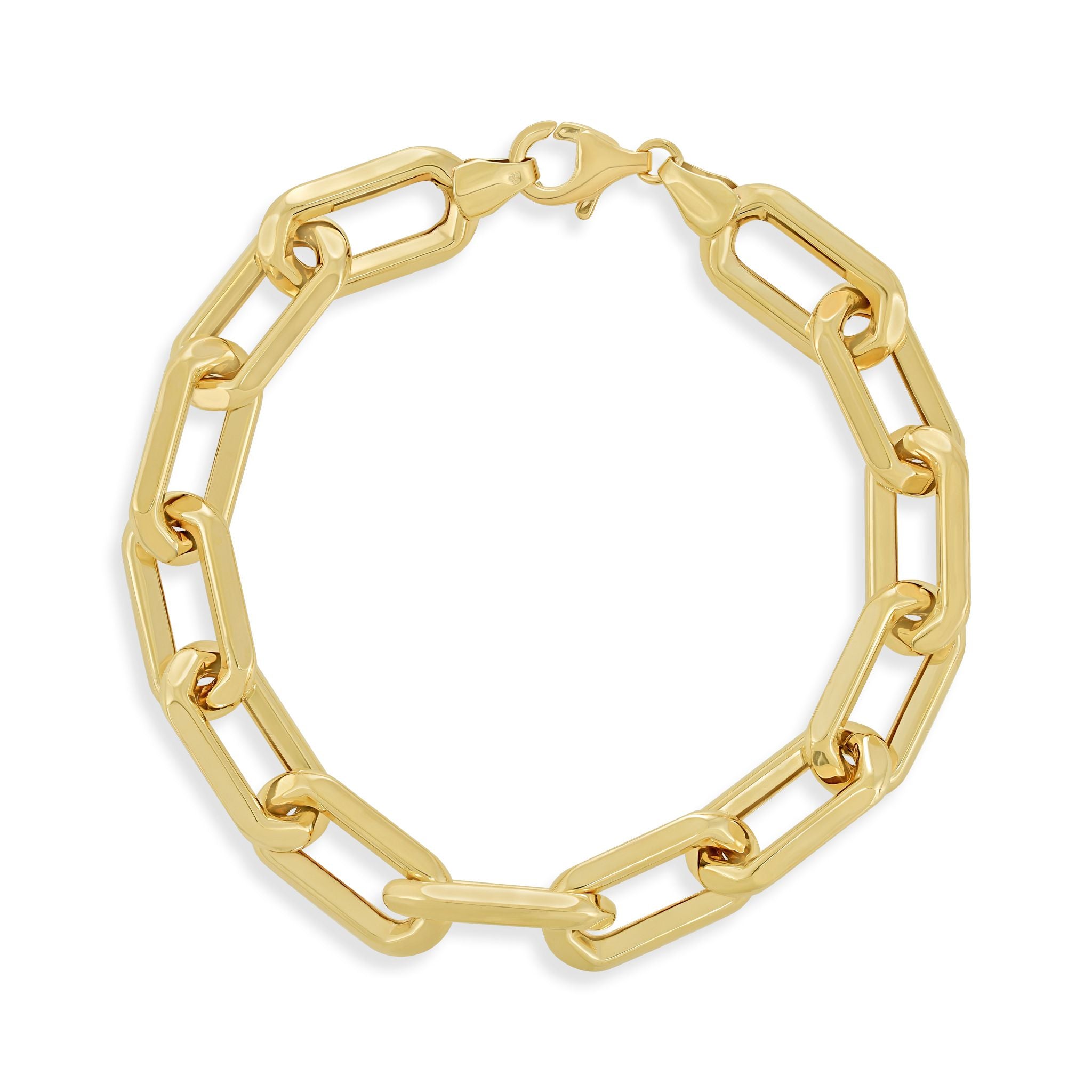 9ct Yellow Gold Thick Chain Bracelet